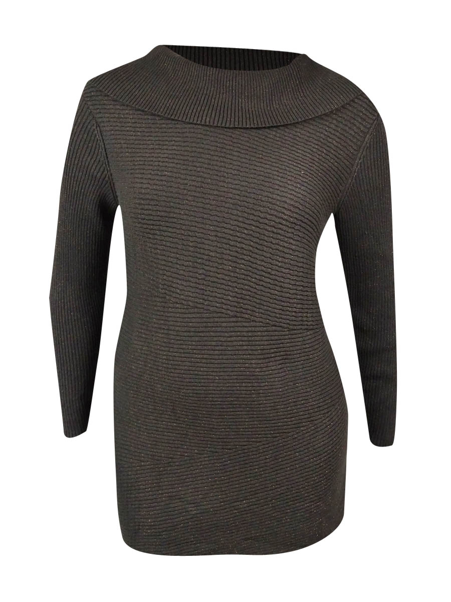 alfani ribbed tunic sweater